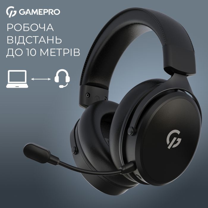 Наушники GamePro Asgard Skadi Wireless Black (HSW191B) изображение 8 Наушники GamePro Asgard Skadi Wireless Black (HSW191B) изображение 8
