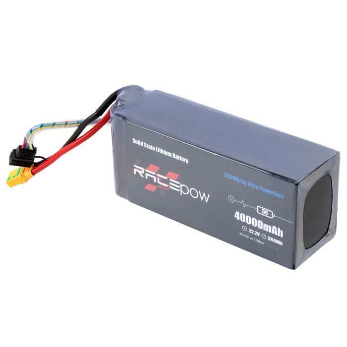Аккумуляторный блок RacePow 350Wh/kg 40Ah 6S 22.2V 5C XT90S (350WHKG-40Ah-6S-5C) изображение 3