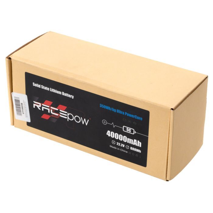 Аккумуляторный блок RacePow 350Wh/kg 40Ah 6S 22.2V 5C XT90S (350WHKG-40Ah-6S-5C) изображение 6