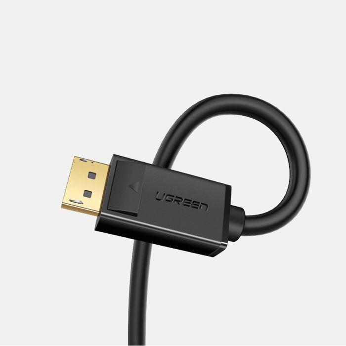 Кабель мультимедийный DisplayPort M to DisplayPort M 1.0m DP102 black Ugreen (10244) изображение 4
