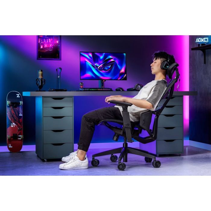 Кресло игровое ASUS SL400C ROG DESTRIER CORE Black (90GC01P0-MSG010) изображение 11