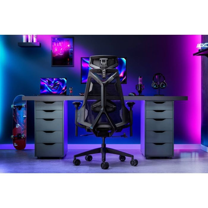 Кресло игровое ASUS SL400C ROG DESTRIER CORE Black (90GC01P0-MSG010) изображение 9