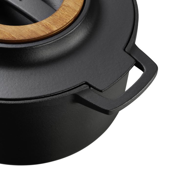 Кастрюля Fiskars Norden чавунна 6 л чорна (1026566) изображение 6