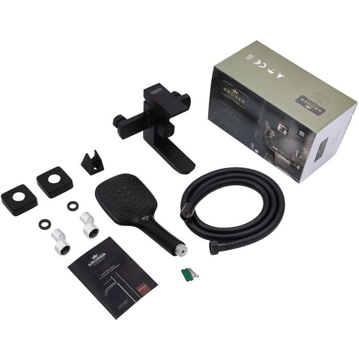 Смеситель Kroner Edelstahl Kubus-SCH010 + змішувач Edelstahl Kubus-SCH060 (CVS30160) изображение 9