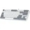 Клавиатура GamePro Genesis Metallic MK110W Outemu Red Switch USB UA White (MK110W) изображение 2
