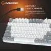 Клавиатура GamePro Genesis Metallic MK110W Outemu Red Switch USB UA White (MK110W) изображение 8
