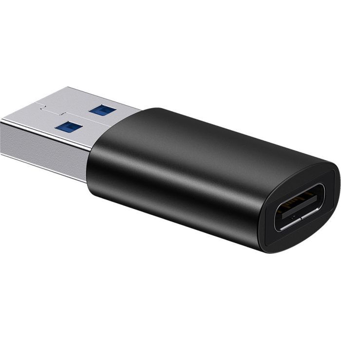 Переходник USB 3.1 M to USB-C F black Baseus (ZJJQ000101)