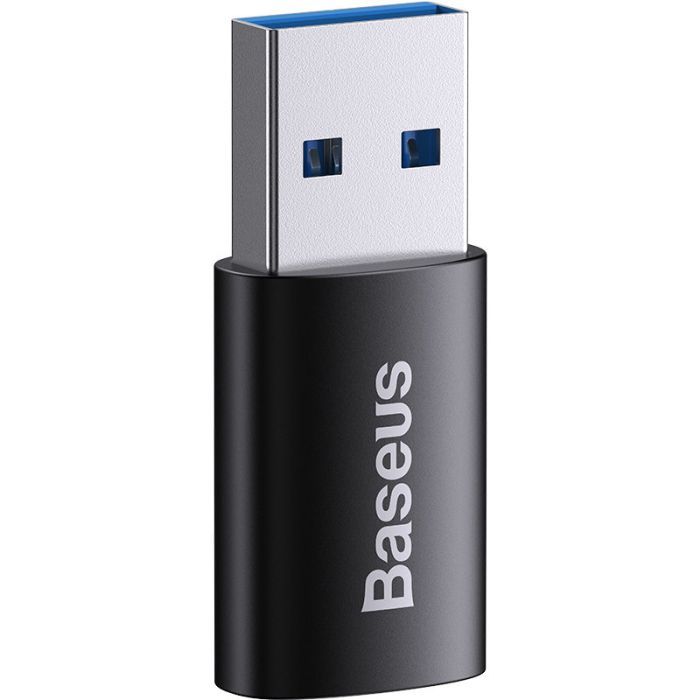 Переходник USB 3.1 M to USB-C F black Baseus (ZJJQ000101) изображение 2
