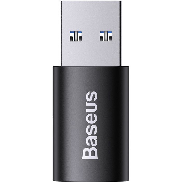 Переходник USB 3.1 M to USB-C F black Baseus (ZJJQ000101) изображение 3