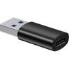 Переходник USB 3.1 M to USB-C F black Baseus (ZJJQ000101)