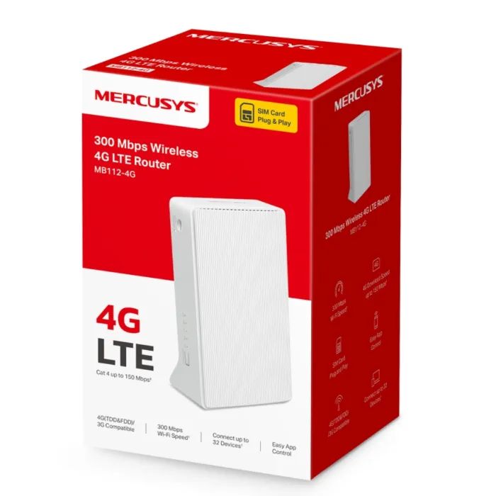 Маршрутизатор Mercusys MB112-4G изображение 3