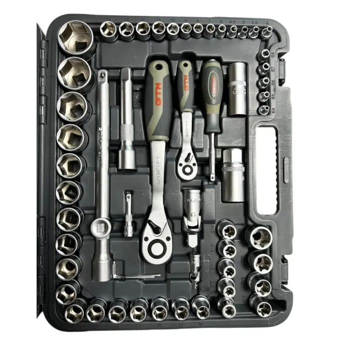Набір інструментів GTM 108шт. 1/2-1/4" 4-32мм, кейс (GTS-108) зображення 4