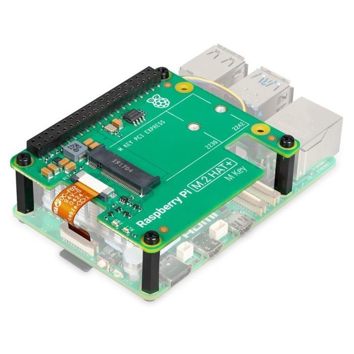 Плата расширения для микро ПК Raspberry Pi 5 M.2 HAT+ (SC1166) изображение 3