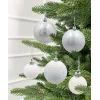 Елочная игрушка Chomik пластикові Кульки, сніжинки 30 шт, срібні (5900779895324_1) изображение 3