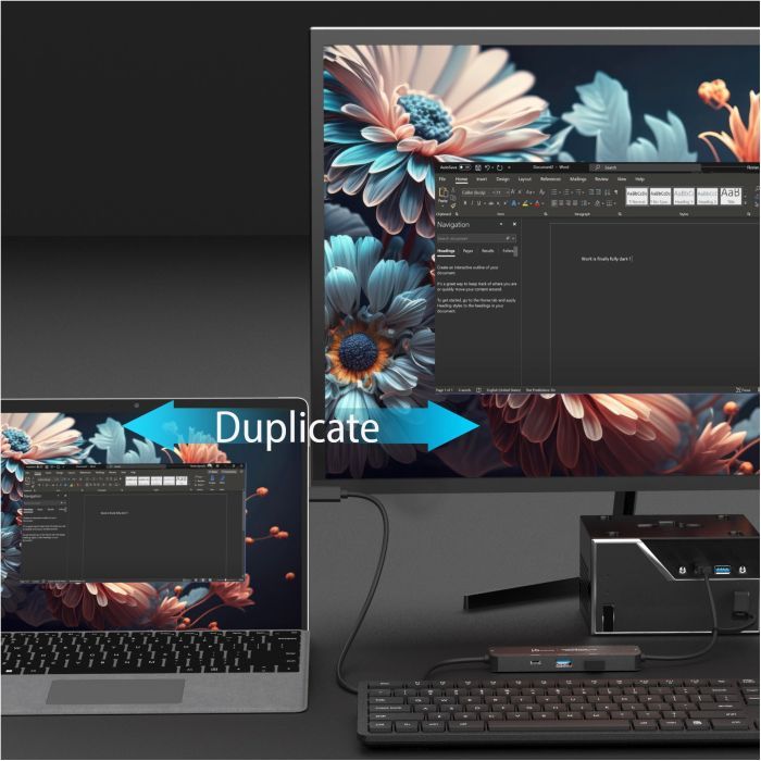 Концентратор J5create USB-C + USB A to 2xUSB + USB-C switch hub (JCH462-N) изображение 8