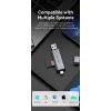 Считыватель флеш-карт Vention USB 3.0 AM/USB-C to SD+TF Gray Dual Drive Letter Aluminum Alloy (CLLH0) изображение 8