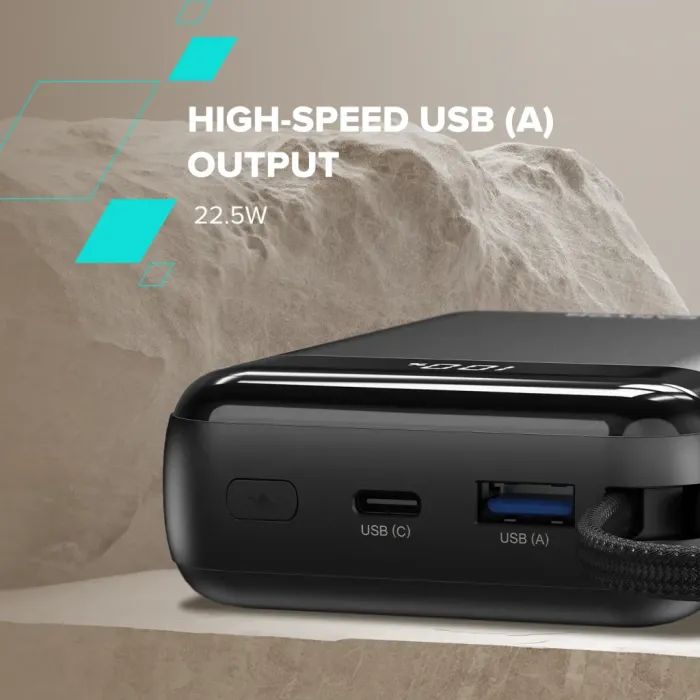 Батарея універсальна Canyon 20000mAh OnPower 204 PD/20W Built-in Lightning Cable (CNS-CPB204B) зображення 11