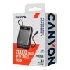 Батарея універсальна Canyon 20000mAh OnPower 204 PD/20W Built-in Lightning Cable (CNS-CPB204B) зображення 5
