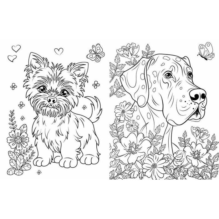 Книга Велика книга розмальовок. Коти та собаки - Юлія Каспарова Ранок (9789667617608) зображення 3