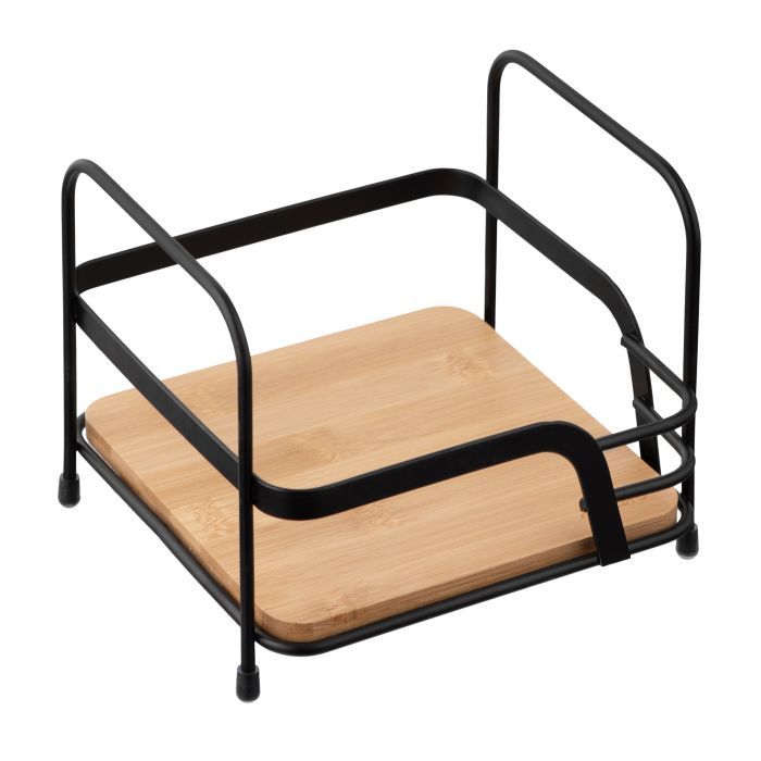 Полка в ванную Ardesto Minimalism 1-ярусная Черная (ARHK4501BB) изображение 2