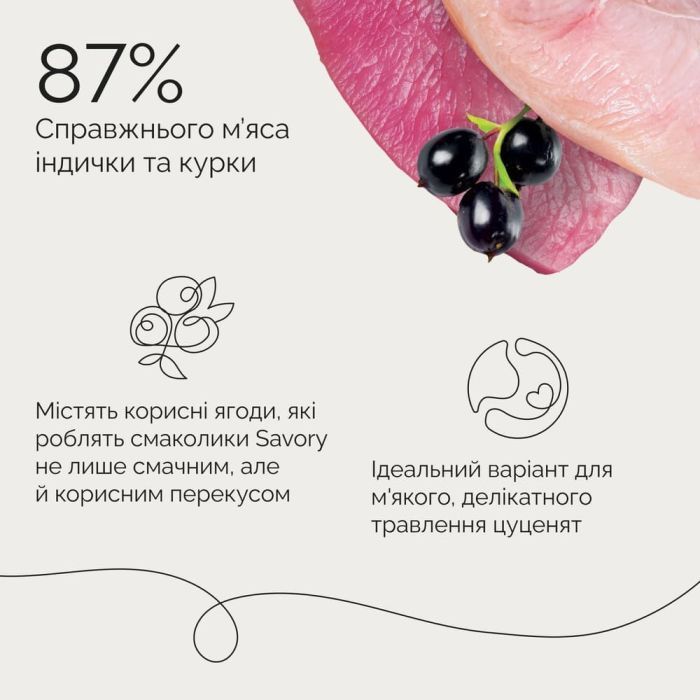 Лакомство для собак Savory Puppy Coins With Turkey 100 г (4820261921090) изображение 6