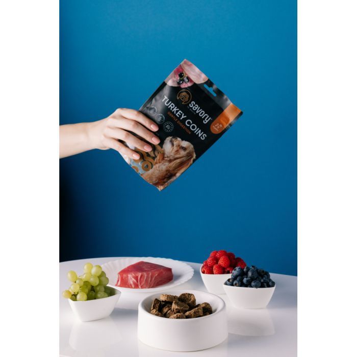 Лакомство для собак Savory Puppy Coins With Turkey 100 г (4820261921090) изображение 8