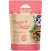 Влажный корм для кошек ARATON Kitten with Turkey and Chicken 85 г (ART70472)