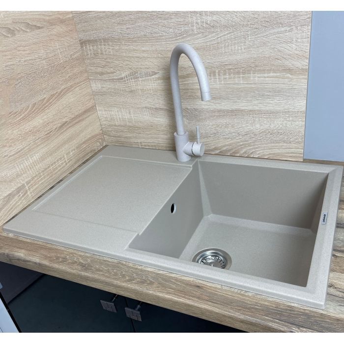 Мийка кухонна Adamant Horizon Сахара + змішувач + дозатор (182496901502) зображення 2