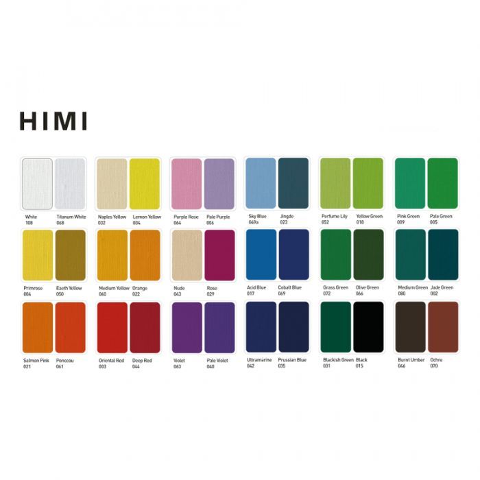 Гуашевые краски HIMI Twin Cup 36*12мл, фіолетовий пластик.пенал (6976939682560) изображение 7