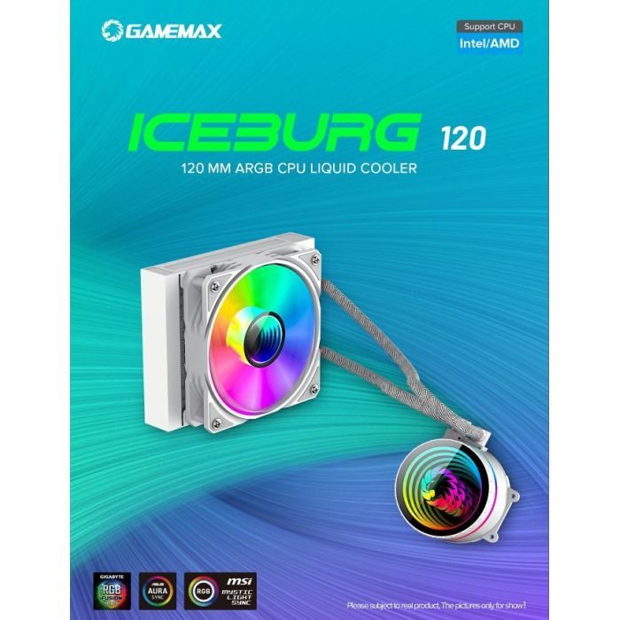 Система рідинного охолодження Gamemax Iceburg 120 WH зображення 12