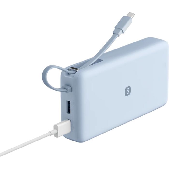 Батарея універсальна Xiaomi 20000mAh 67W Integrated Cable Ice Blue (BHR08O8GL) зображення 6