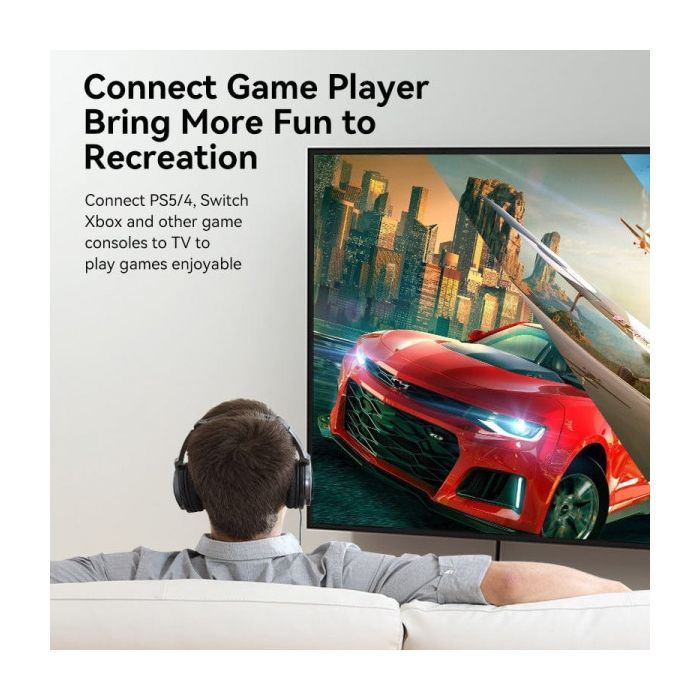 Кабель мультимедийный HDMI M to HDMI M 5.0m V2.0 4K 60Hz black VENTION (ALIBJ) изображение 5