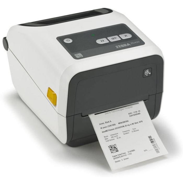Принтер этикеток Zebra ZD421D HC; Healthcare, USB, USB Host, Ethernet, Bluetooth (ZD42H42-D0EE00EZ) изображение 3