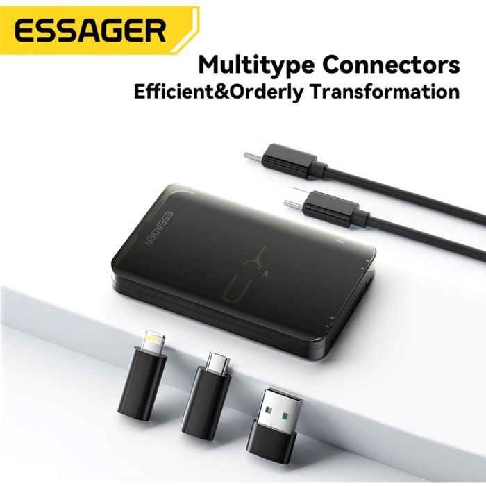 Дата кабель USB charging cable set Treasure box 0.28m Essager (ECJHZ-JH01-P) зображення 2