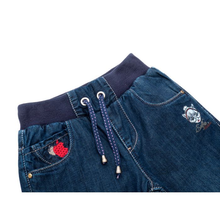 Джинси дитячі A-Yugi утеплені (6403-98G-blue) зображення 2