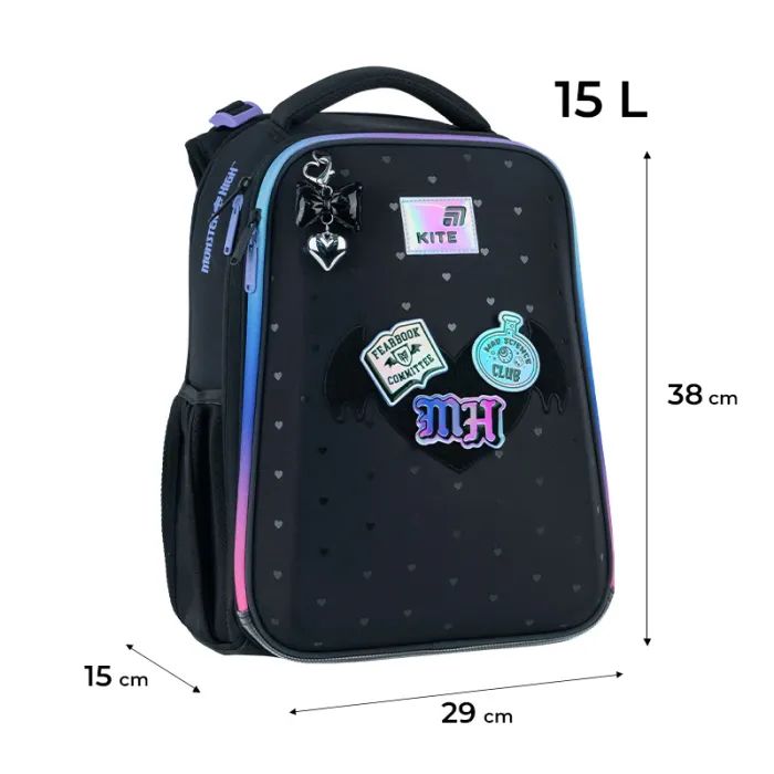 Портфель Kite Education каркасний 531 Monster High (MH26-531M) зображення 3