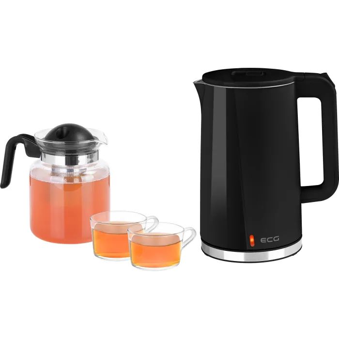 Електрочайник ECG RK 1702 Safe to Touch Black зображення 12
