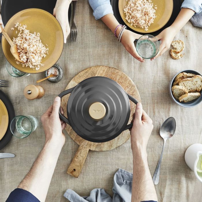 Кастрюля Tefal Air, з кришкою, 3.1л, алюміній, чорний (E2554404) изображение 11