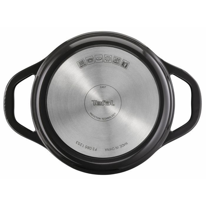 Кастрюля Tefal Air, з кришкою, 3.1л, алюміній, чорний (E2554404) изображение 2