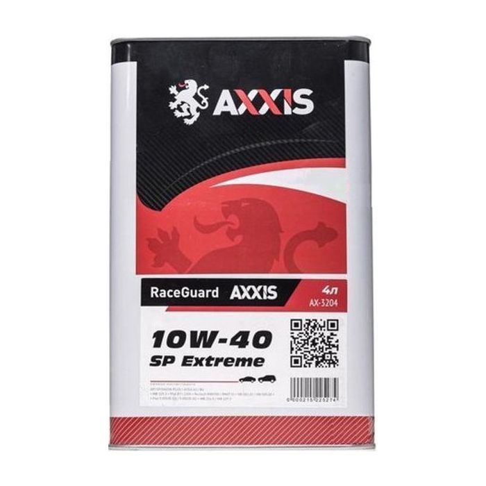 Моторна олива AXXIS 10W-40 RaceGuard SP Extreme 4л (AX-3204)