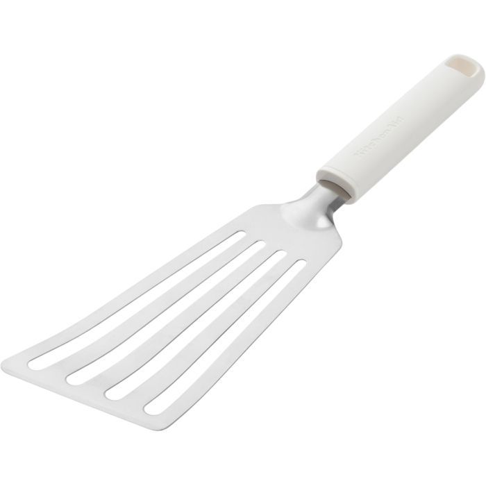 Лопатка кухонна KitchenAid Classic з прорізами 31,5 см білий (KHA024OHPNG) зображення 2