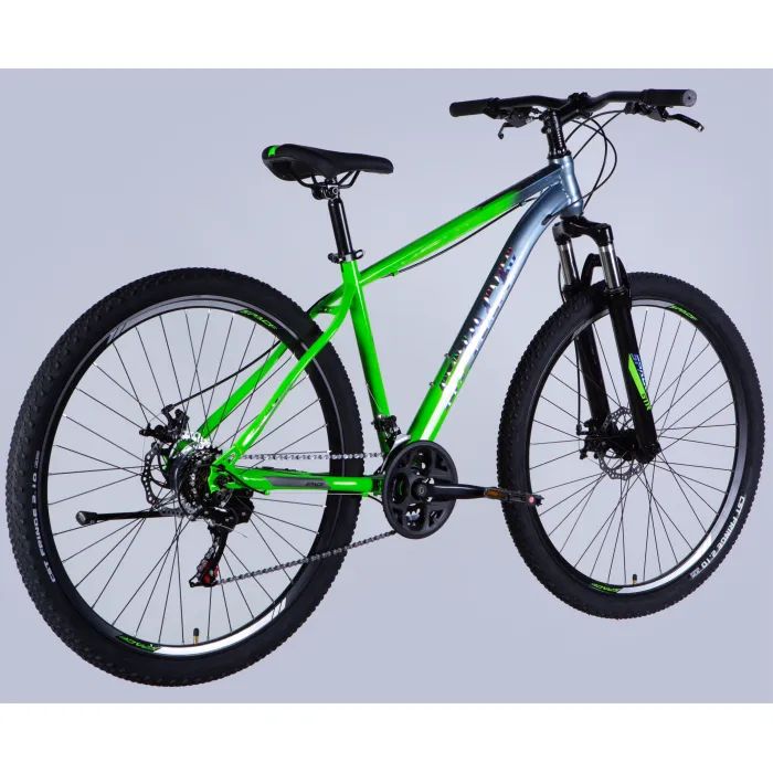Велосипед Space 29" MARS DD FR рама-16" ST 2026 зелено-сріблястий (OPS-SP-29-152) зображення 3