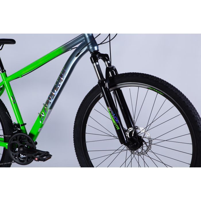 Велосипед Space 29" MARS DD FR рама-16" ST 2026 зелено-сріблястий (OPS-SP-29-152) зображення 4