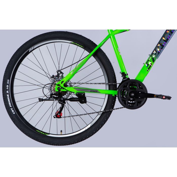 Велосипед Space 29" MARS DD FR рама-16" ST 2026 зелено-сріблястий (OPS-SP-29-152) зображення 5