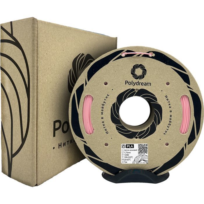 Пластик для 3D-принтера Polydream PLA 1,75mm 1,2кг Pink pearl (2100000016570) изображение 2