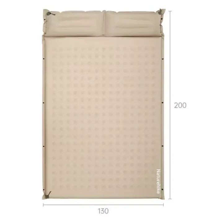 Туристический коврик Naturehike CNK2550WS025, вологостійкий, 200х130х6 см, бежевий (6977465868756) изображение 2