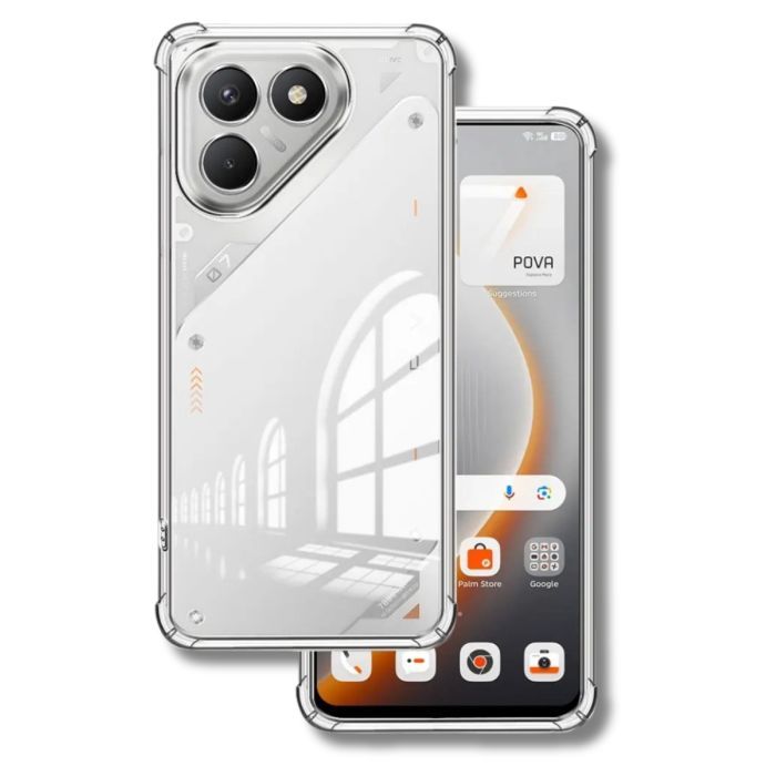 Чохол до мобільного телефона BeCover Anti-Shock Tecno POVA 7 Neo (LJ6) Clear (715064) зображення 2
