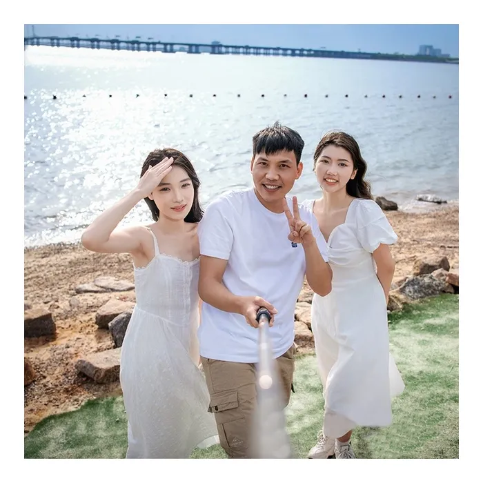 Монопод для селфі RTAKO трипод ZP220 Pro Ultra-Wide Angle Selfie Stick Black (6942063213376) зображення 5