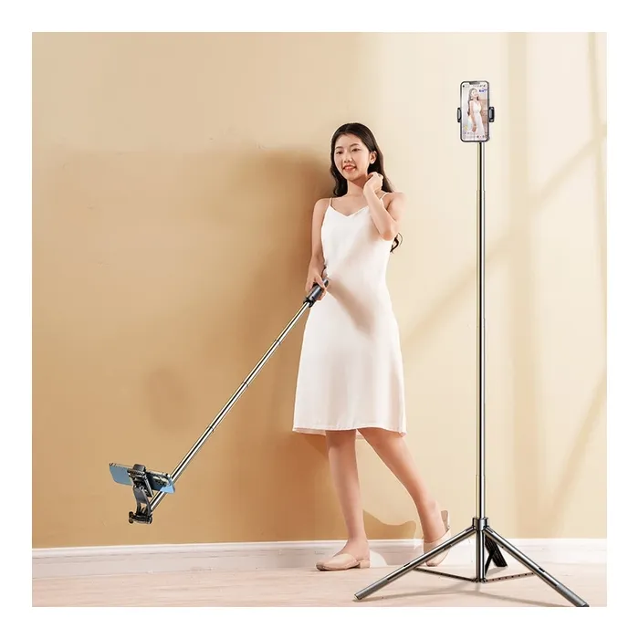 Монопод для селфі RTAKO трипод ZP220 Pro Ultra-Wide Angle Selfie Stick Black (6942063213376) зображення 7