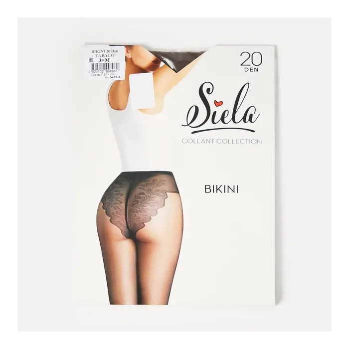 Колготи Siela Collant Bikini 20 Den Tabaco - 4 (4823102998978) зображення 3
